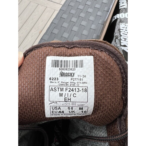 Brand New Rocky Ranger Steel Toe GORE-TEX® Waterproof Boots Size 11.5 600G 6223 main image 7
